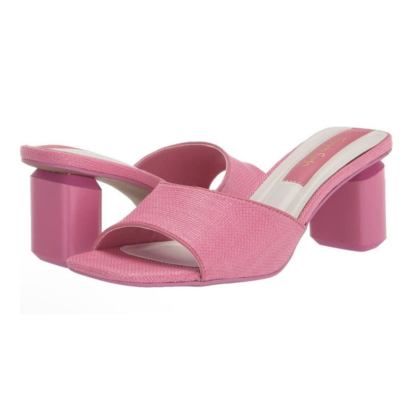 Franco Sarto Linley Sandal Heel Pink NEW 8.5 US - Picture 1 of 8